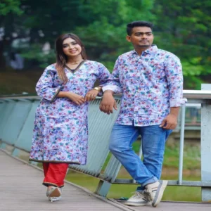 Premium Shirt Three Piece Couple Set