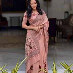 Premium Parsha Sharee with Blouse Piece