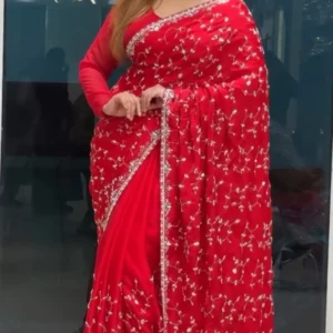 সেমি-স্টিচ আনারকলি গাউন