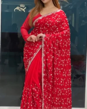 সেমি-স্টিচ আনারকলি গাউন